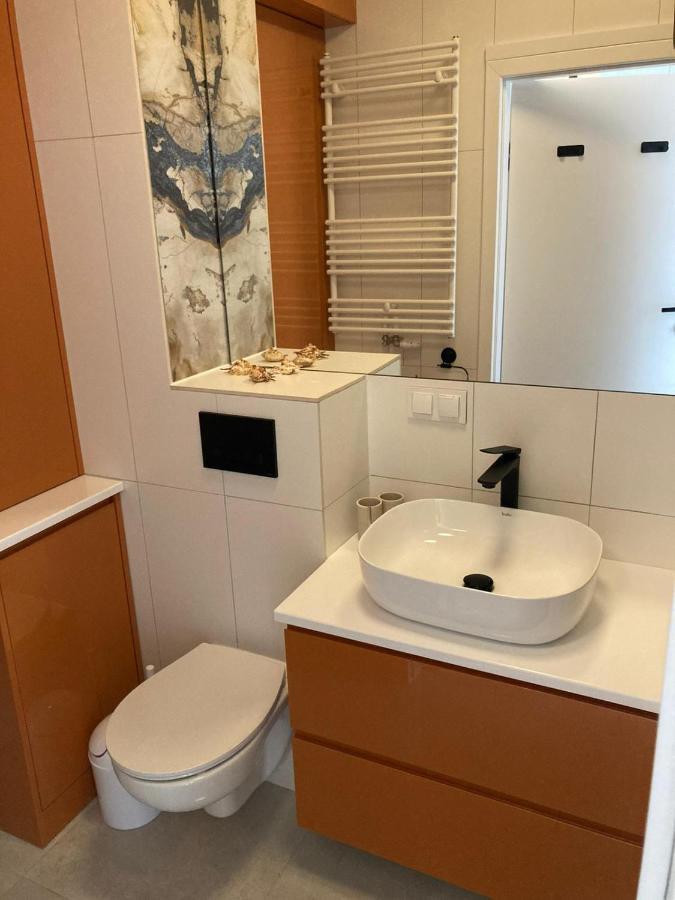 Lazur Park Kotwica Apartment Gdansk Bagian luar foto